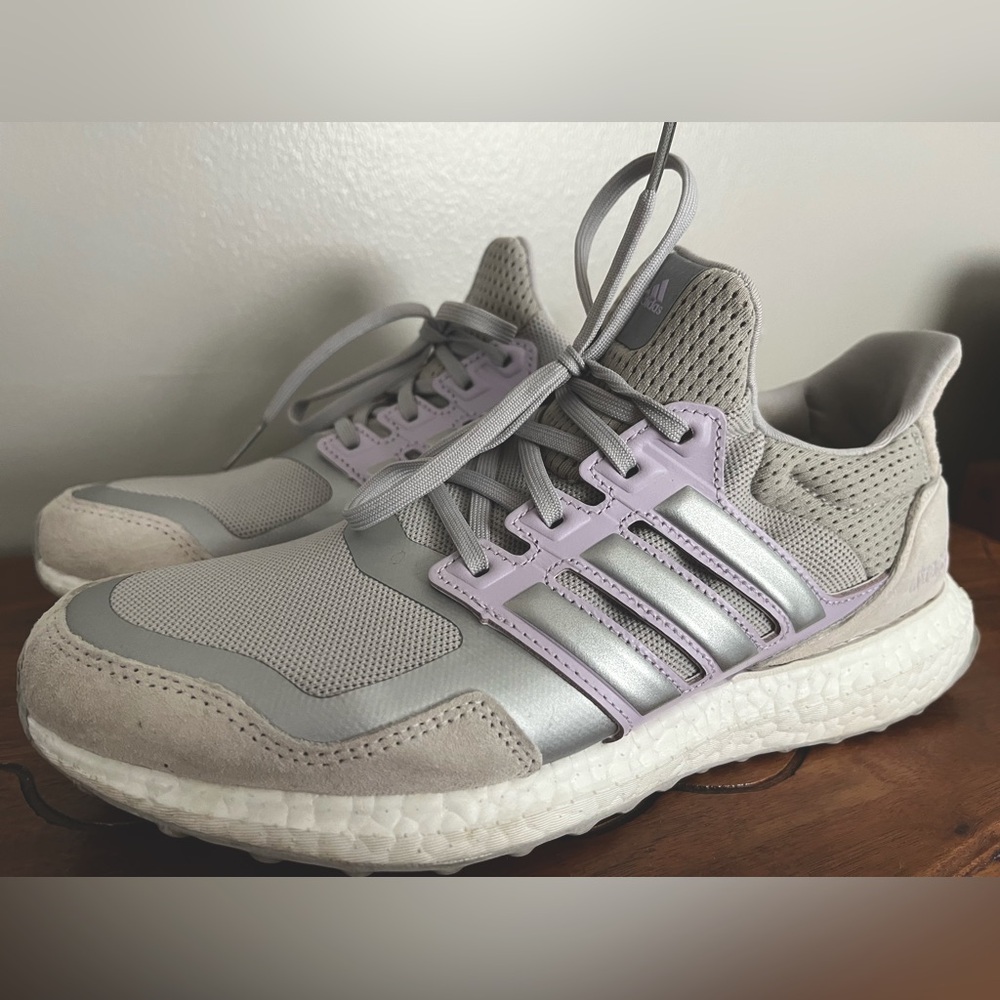 SOLD - adidas UltraBoost 1.0 DNA S&L 'Grey Metallic Purple Tint' Women 9 / Men